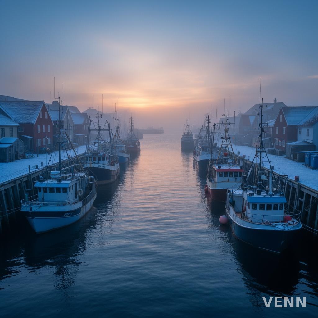 Port de pescuit din Danemarca